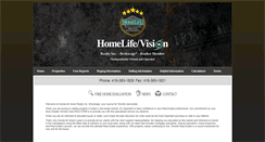 Desktop Screenshot of homelifevision.com