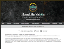 Tablet Screenshot of homelifevision.com